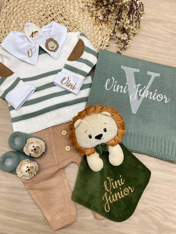 Complete Customizable Maternity Take-Home Kit – Sea Green | Personalize with Your Prince’s Name