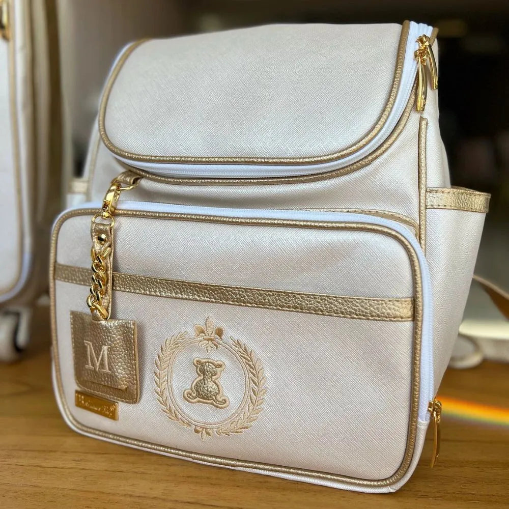 Personalized Baby Kit 4 – Pearled White I Gold