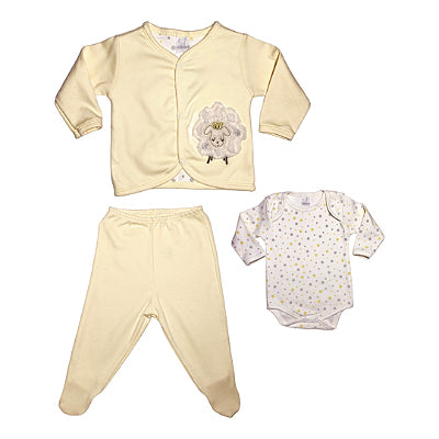 Set of 2 Nilly Baby Outfits: Bodysuit, Culotte and Coat