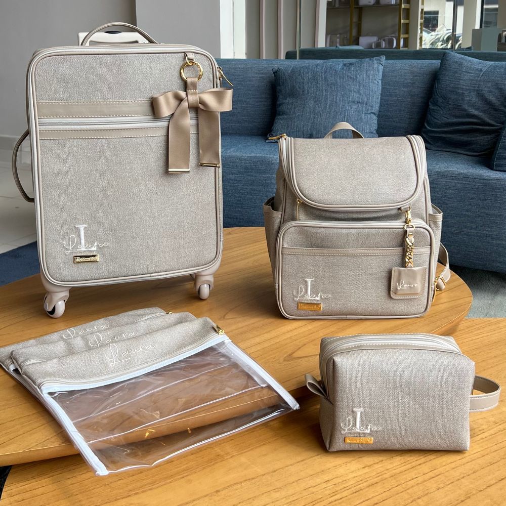Personalized Baby Kit 4 | Beige Mélange