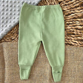 Set of 2 Solid Suedine Baby Pants