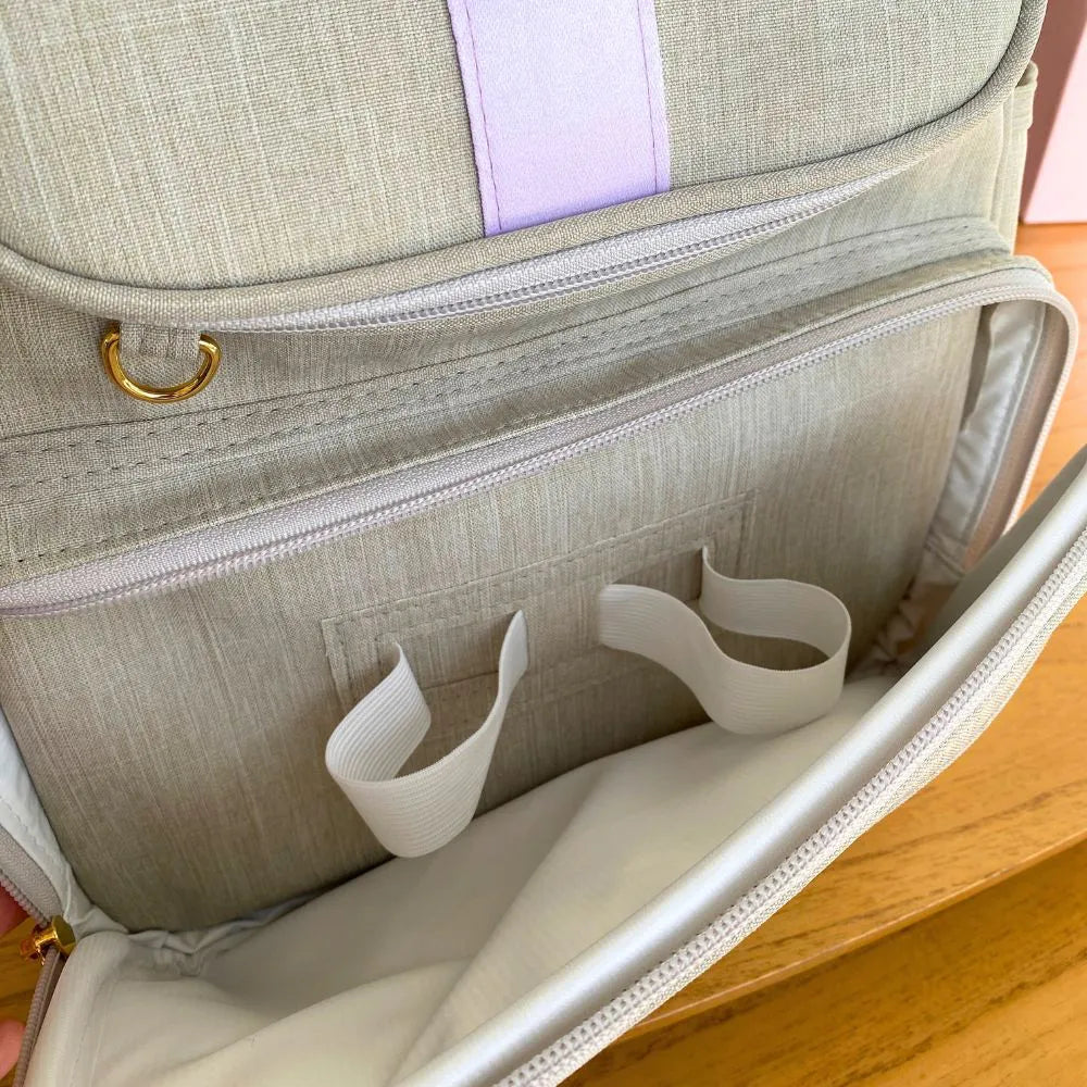 Personalized Baby Kit 4 – Natural Linen I Lavender