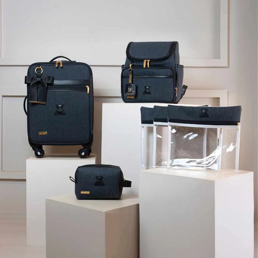 Personalized Baby Kit 4 | Black Linen I Black