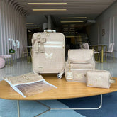 Personalized Baby Kit 4 – Gold Straw | Butterfly