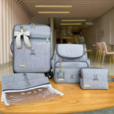 Personalized Baby Kit 4 – Gray Linen I Graphite