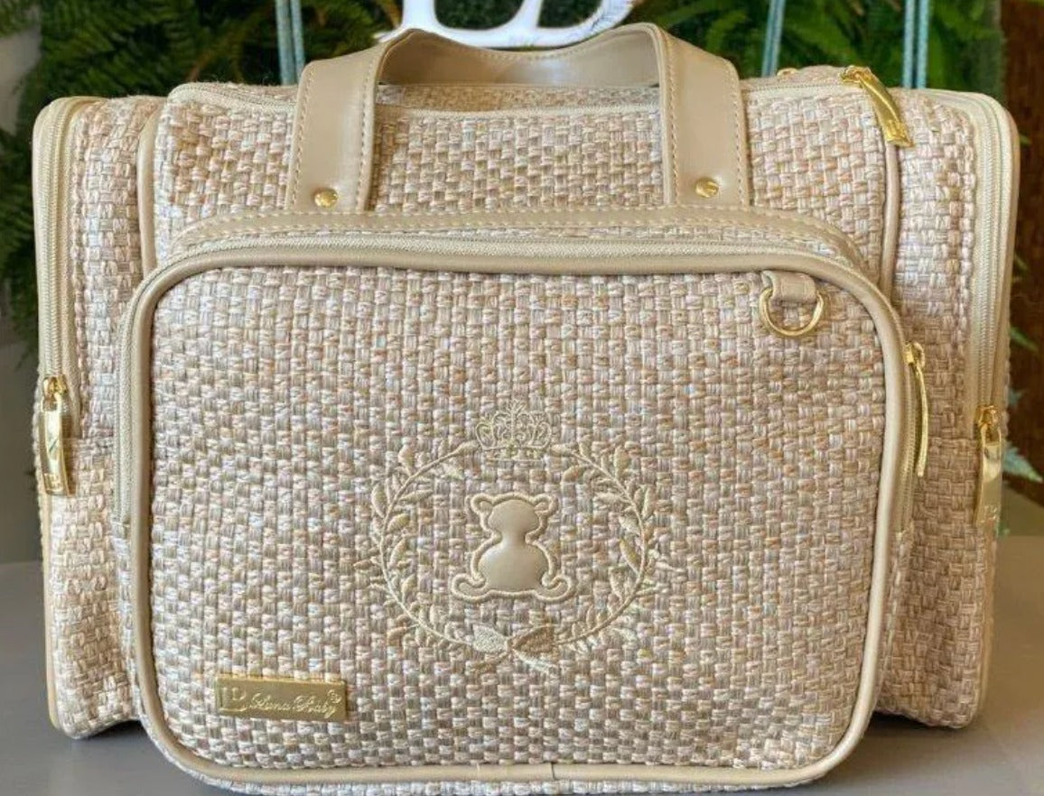 Personalized Baby Kit 5 – Gold Straw | Butterfly – Includes Customizable Bag