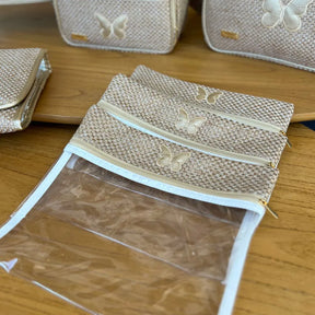 Personalized Baby Kit 4 – Gold Straw | Butterfly