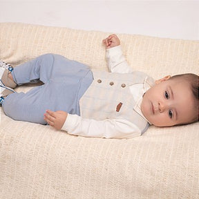 Set of 2 Long Sweater Rompers, Paraíso