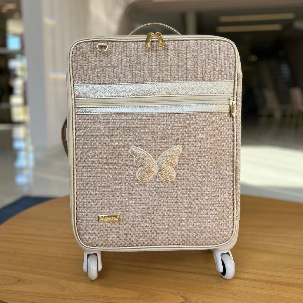 Personalized Baby Kit 5 – Gold Straw | Butterfly – Includes Customizable Bag