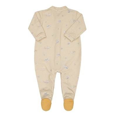 Letut Button Romper – Car Print