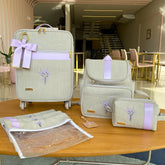 Personalized Baby Kit 4 – Natural Linen I Lavender