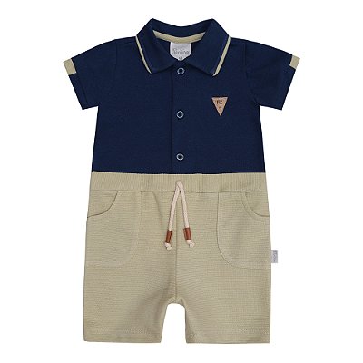 Combo: 2 Short Polo Rompers, Paraíso