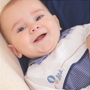 Letut Striped Button Romper