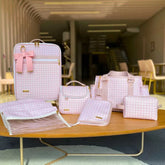 Personalized Baby Kit – 7 Items, Linen | Pink