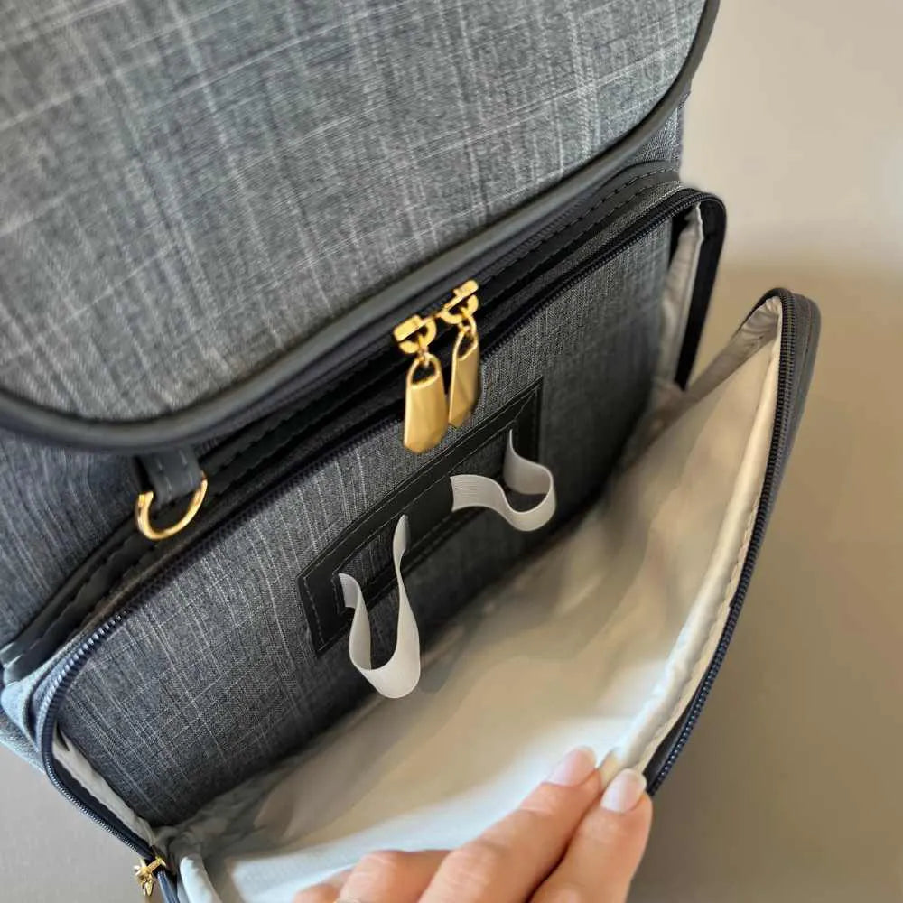 Personalized Baby Kit 4 – Gray Linen I Graphite