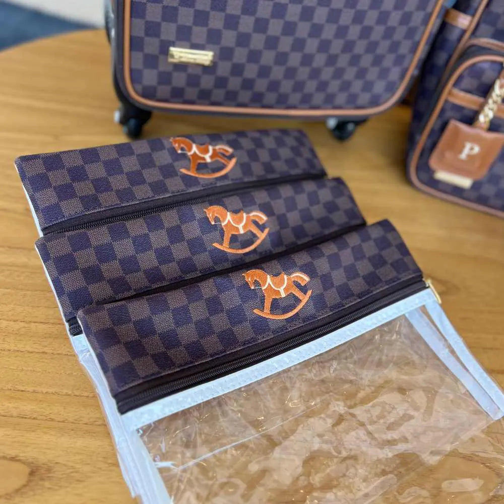 Personalized Baby Kit 4 – Brown LV I Caramel