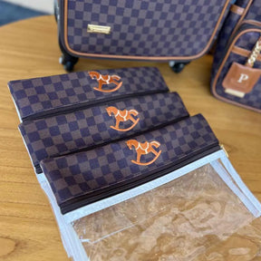 Personalized Baby Kit 4 – Brown LV I Caramel