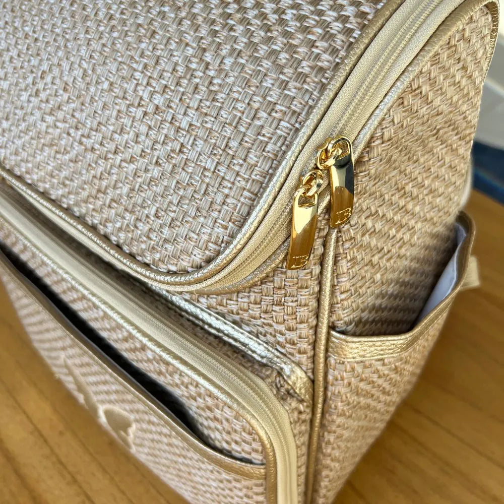 Personalized Baby Kit 5 – Gold Straw | Butterfly – Includes Customizable Bag