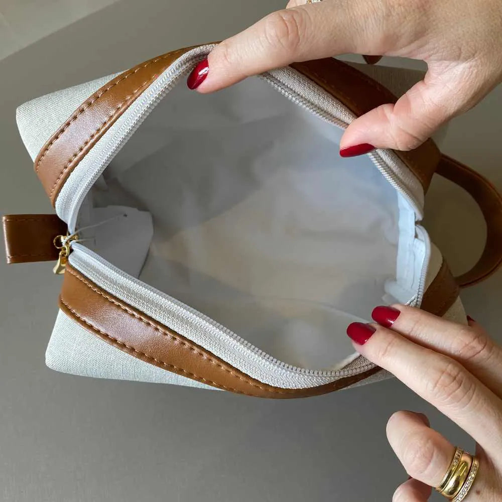 Personalized Baby Kit 4 – Natural Linen I Caramel