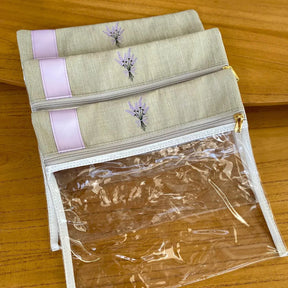 Personalized Baby Kit 4 – Natural Linen I Lavender