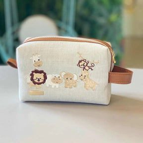 Personalized Baby Kit 4 – Natural Linen I Caramel