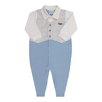 Set of 2 Long Sweater Rompers, Paraíso