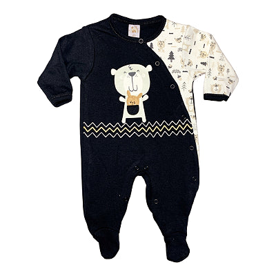 Set of 2 “Forest Friends” Rompers