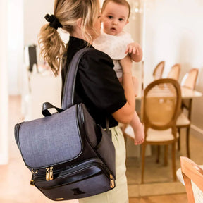 Personalized Baby Kit 4 | Black Linen I Black