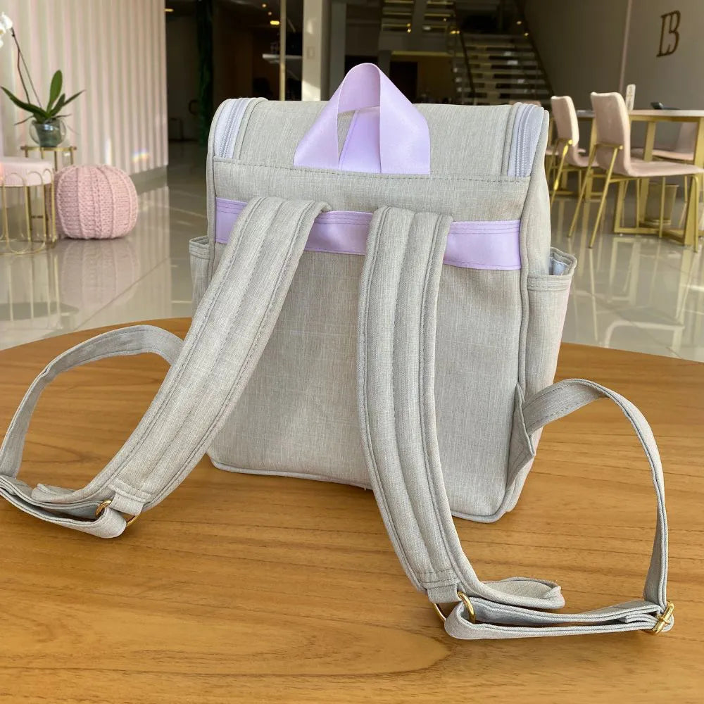 Personalized Baby Kit 4 – Natural Linen I Lavender