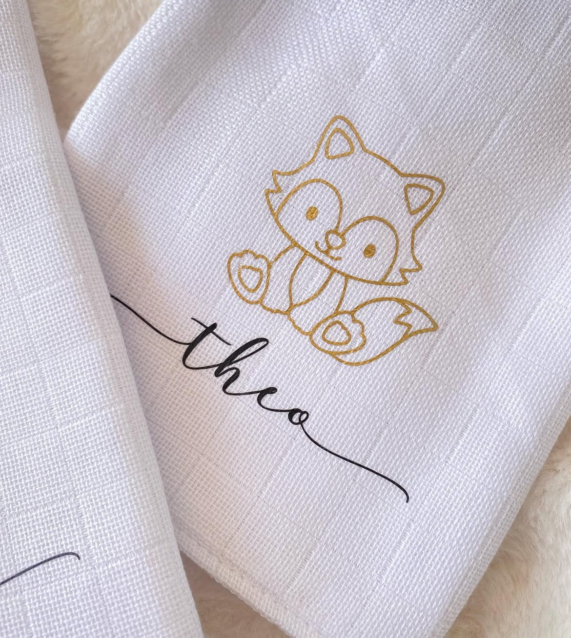 Personalized Baby Cloth Set with Baby’s Name | 6 Personalized Pieces