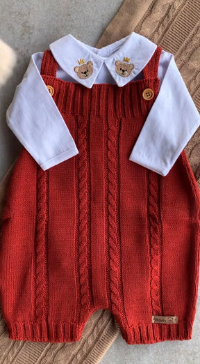 Complete Customizable Orange Teddy Bear Maternity Take-Home Kit | Personalize with Your Prince’s Name