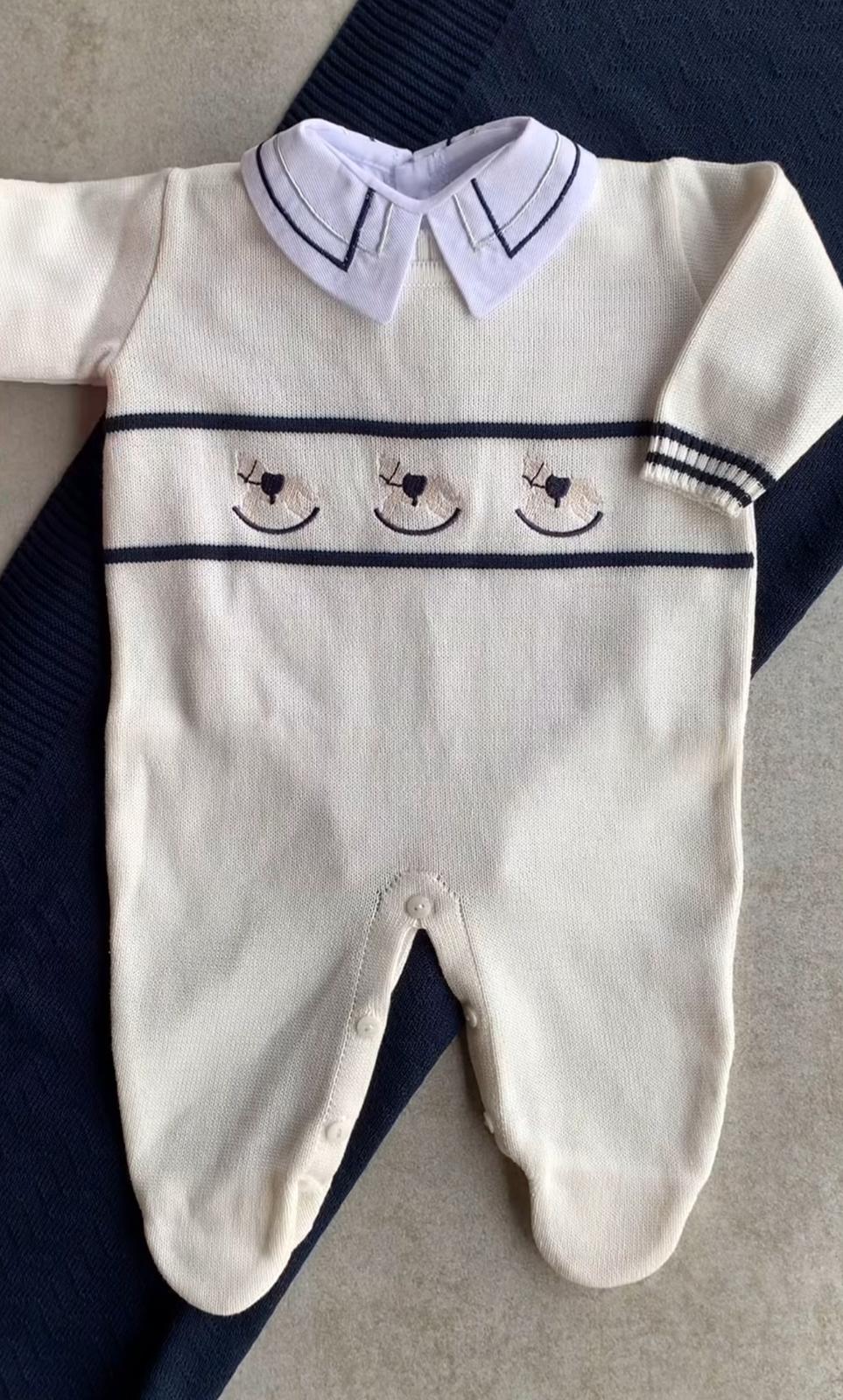 Complete Customizable Blue Little Horse Maternity Take-Home Kit | Personalize with Your Prince’s Name