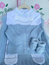 Complete Customizable Maternity Take-Home Kit White + Blue | Personalize with Your Prince’s Name