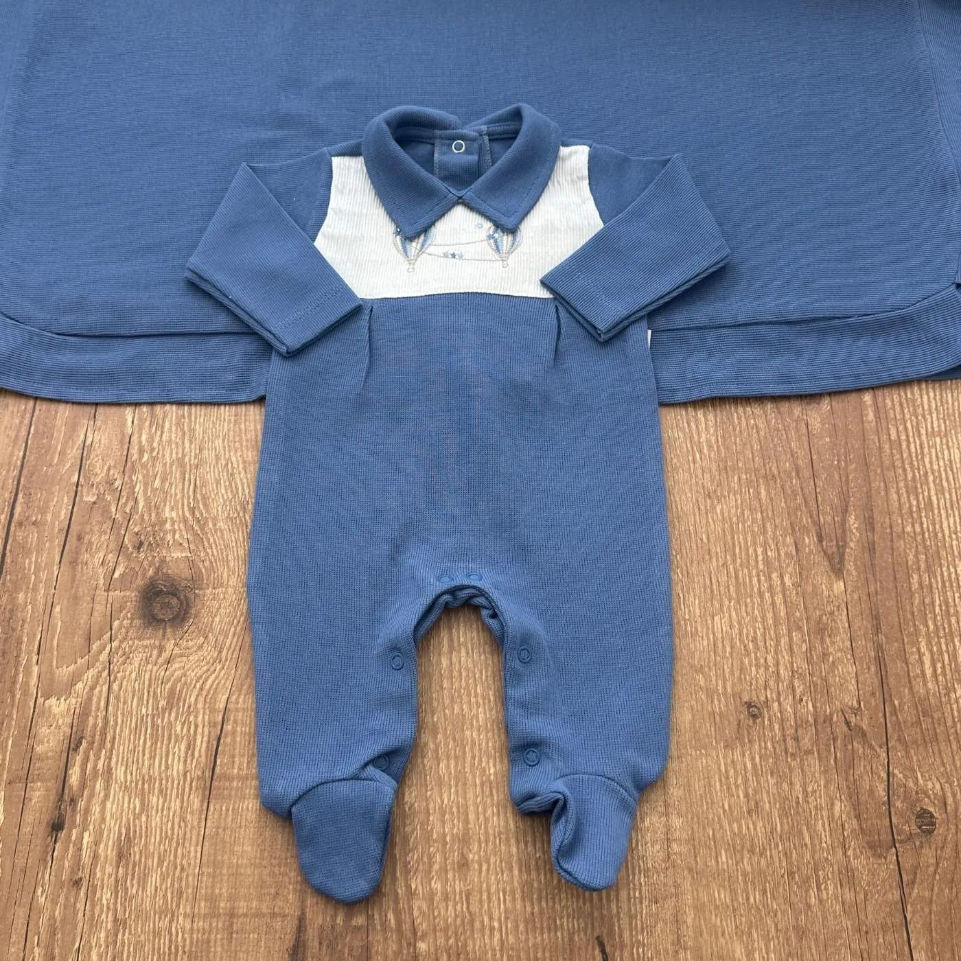 Complete Customizable Maternity Take-Home Kit Blue + White | Personalize with Your Prince’s Name