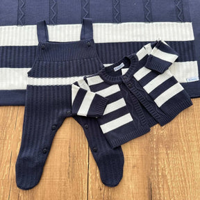 Complete Customizable Maternity Take-Home Kit Navy Blue + White | Personalize with Your Prince’s Name