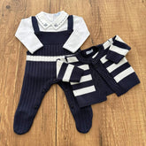 Complete Customizable Maternity Take-Home Kit Navy Blue + White | Personalize with Your Prince’s Name