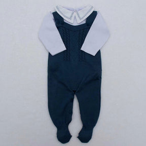 Complete Customizable Maternity Take-Home Kit White + Navy Blue | Personalize with Your Prince’s Name