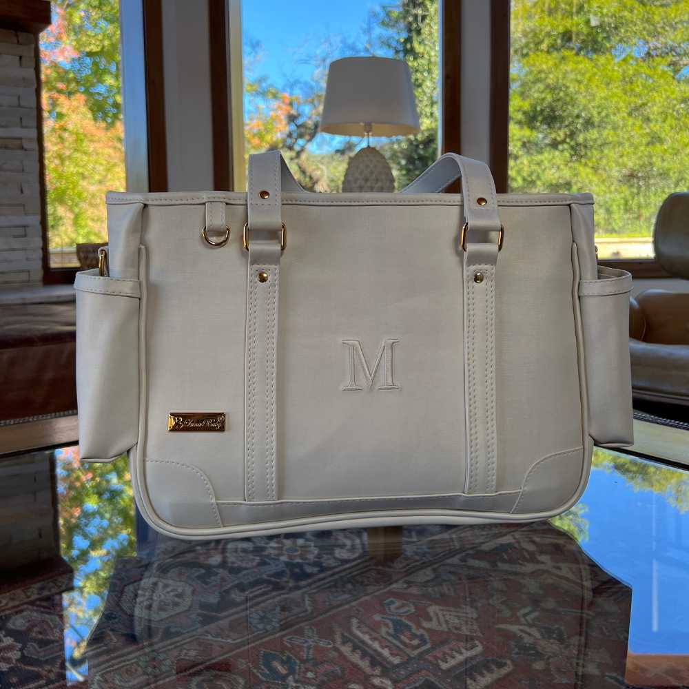 Mini Lumy Maternity Bag – Beige | Personalized
