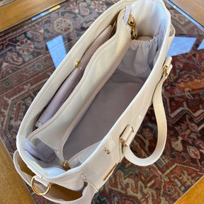 Mini Lumy Maternity Bag – Beige | Personalized