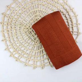 Basic Knit Blanket (Sold Separately) – Rust