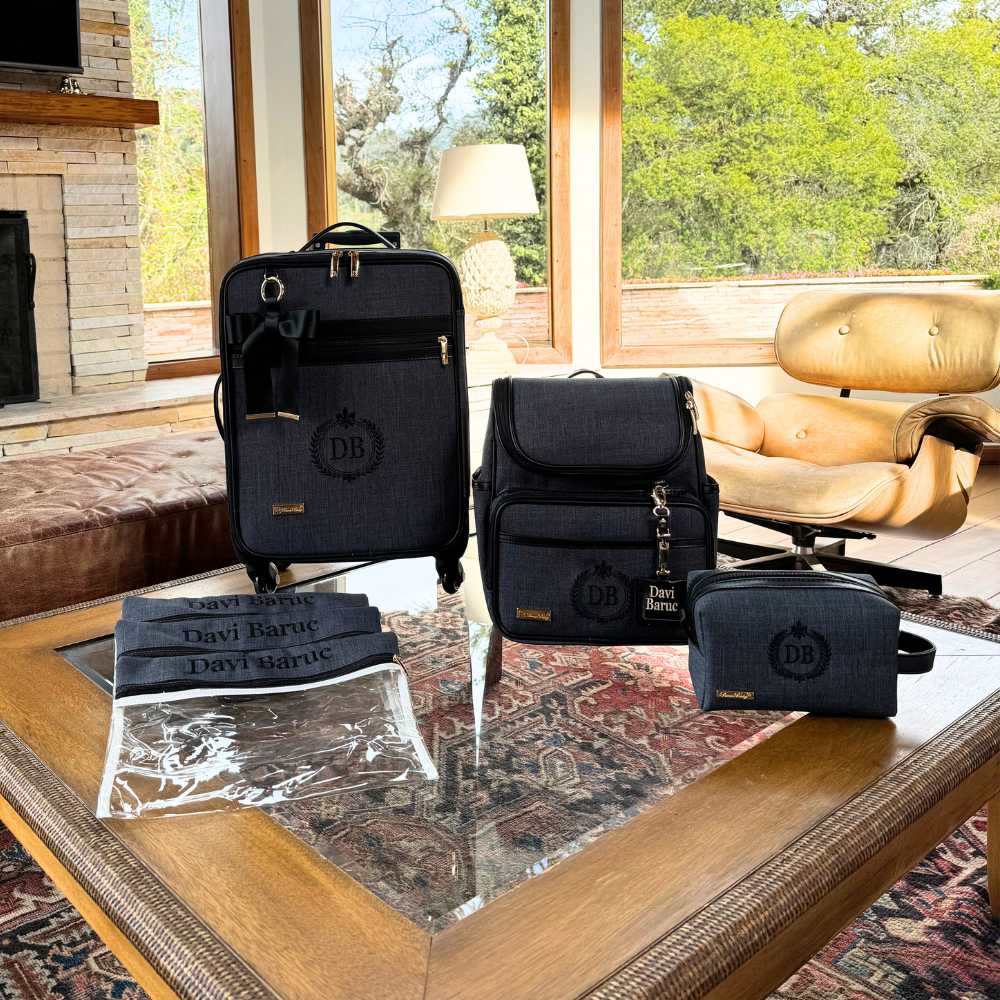 Personalized Baby Kit 4 | Black Linen