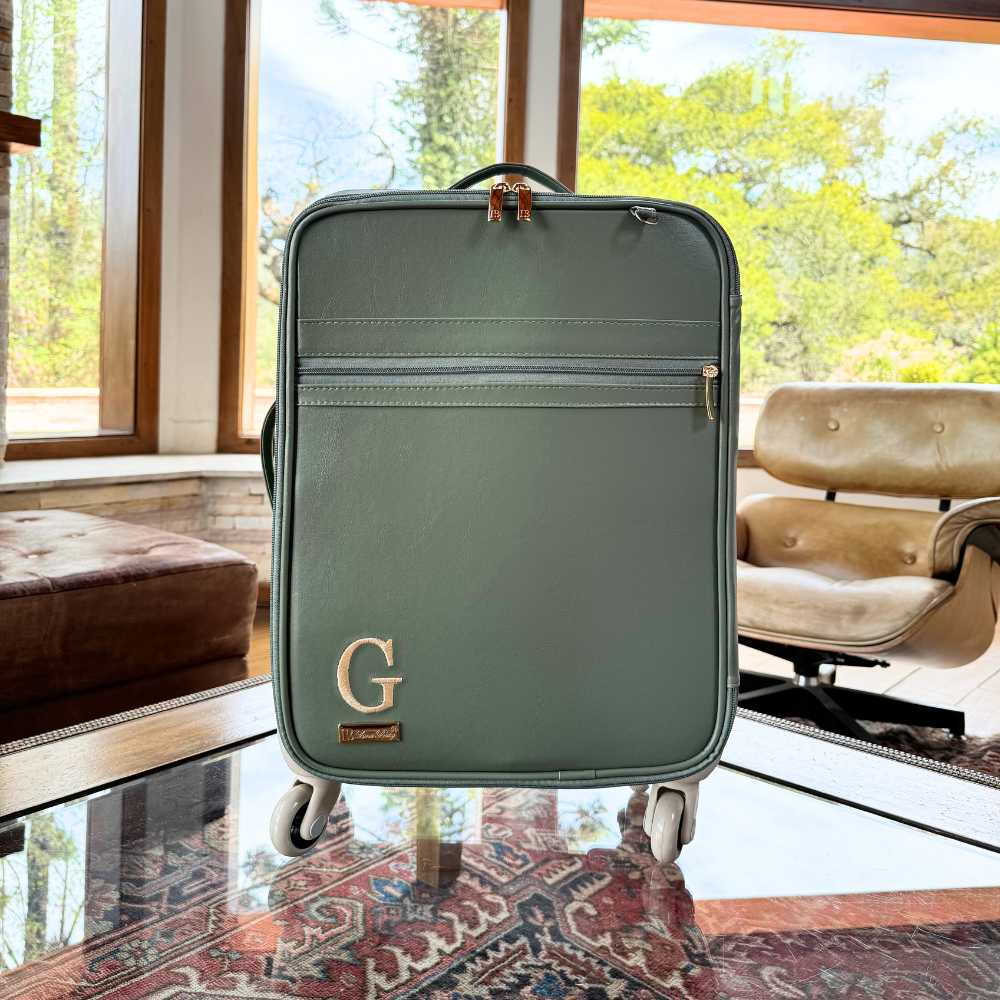 Olive Green Bordo Maternity Suitcase | Customizable