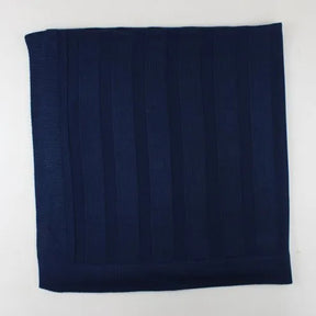 Basic Knit Blanket (Sold Separately) – Navy Blue