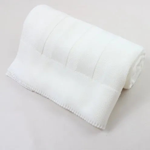 Basic Knit Blanket (Sold Separately) – Off White