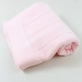 Basic Knit Blanket (Sold Separately) – Baby Pink