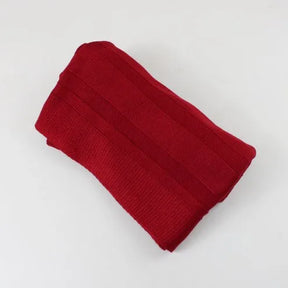 Basic Knit Blanket (Sold Separately) – Red
