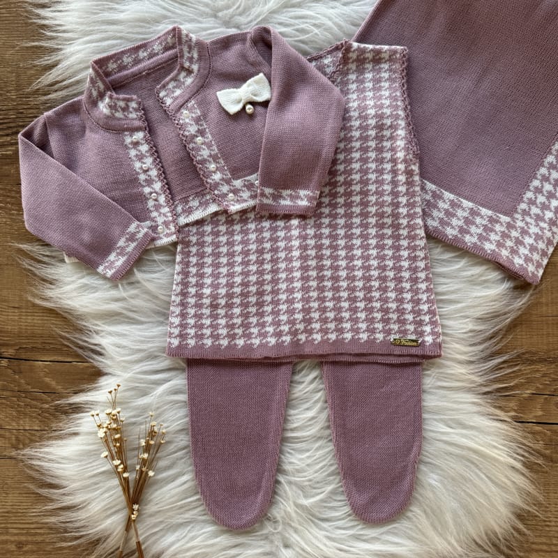 Embroidered Little Horse Maternity Take-Home Set – 2 Pieces, Bright Blue